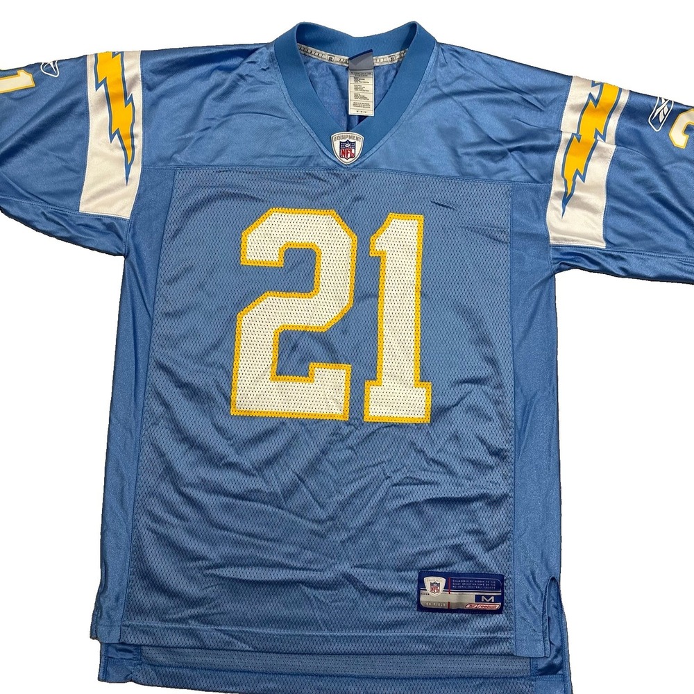 Reebok NFL San Diego Chargers LaDainian Tomlinson #21 Blue Jersey Men's M